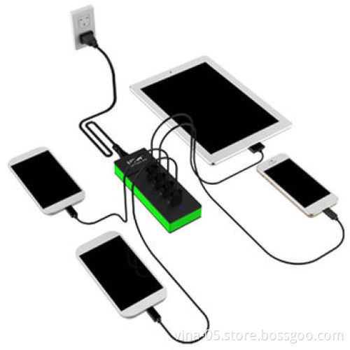 Cellphone charger, multi-port